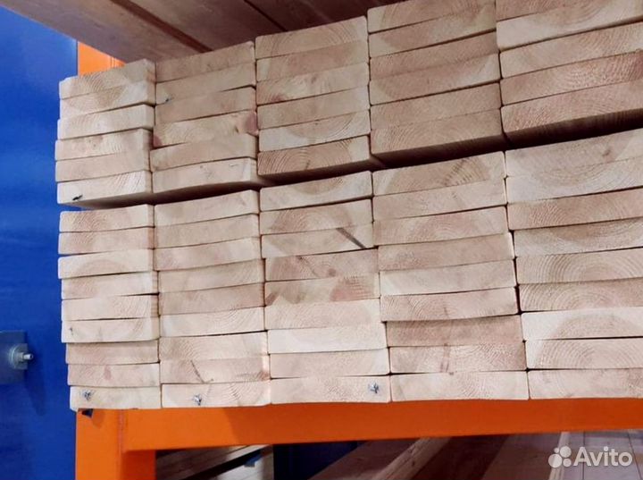 Доска строганая 45*195*3000 мм сорт C скругление