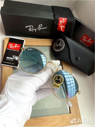 Солнцезащитные очки Ray Ban 3447 голубые (561)