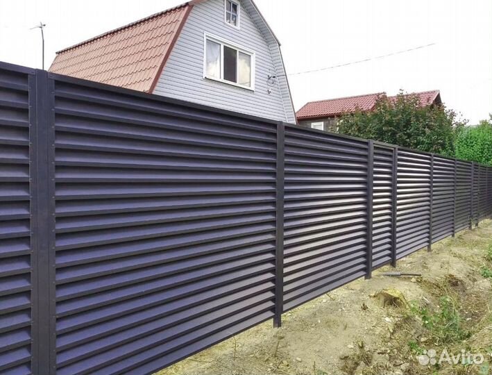 Заборы жалюзи новые