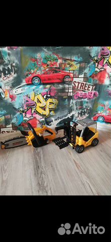 Электропила, погрузчик