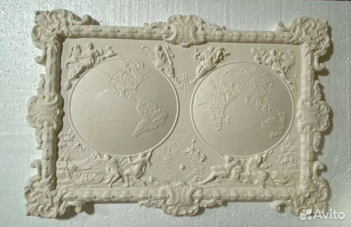 Панно карта мира