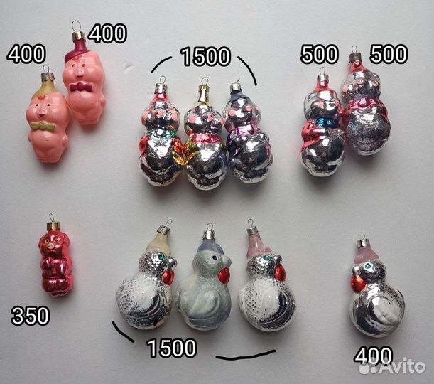 Советские Новогодние игрушки