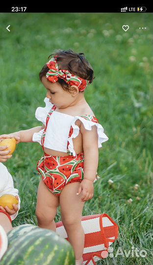 Боди для девочки с арбузами