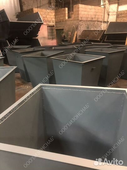 Бак мусорный из металла Арт 7370