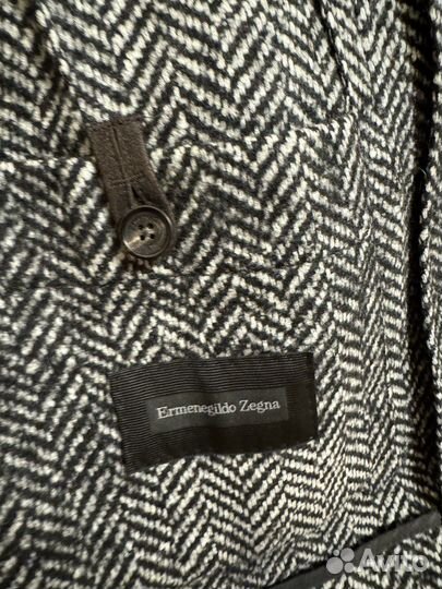 Zegna шерстяной пиджак