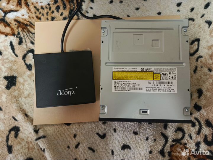 DVD Дисковод для пк и картридер + вентиляторы