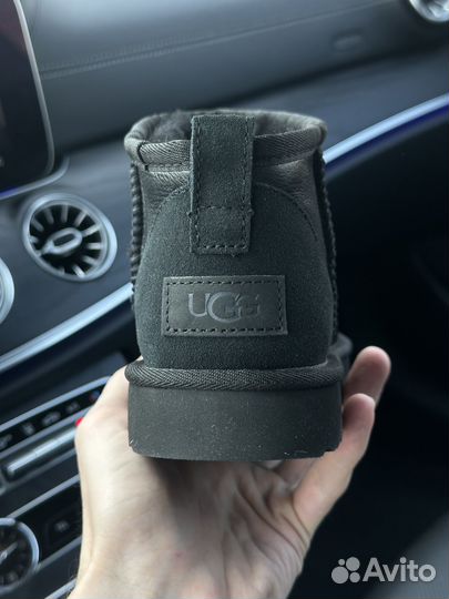 Угги Ugg Classic Ultra Mini Metallic Black