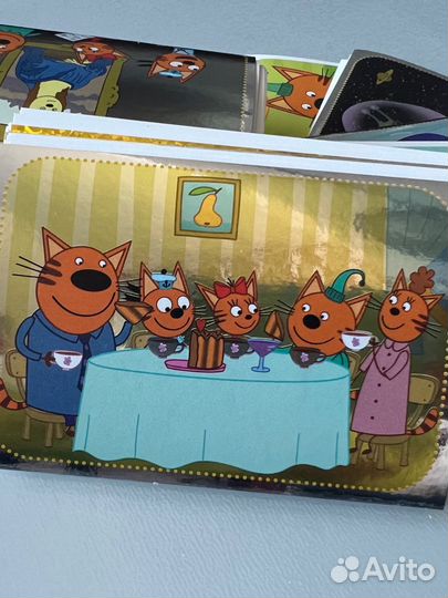 Наклейки Panini Три кота поштучно