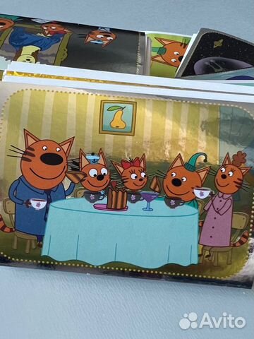 Наклейки Panini Три кота поштучно