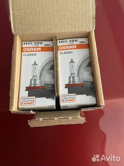 Лампочки osram H11 12v