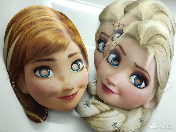 Картонные маски «Холодное сердце»