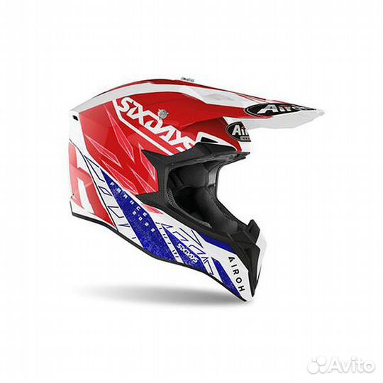 Кроссовый шлем Airoh Six Days 2022 France Gloss M