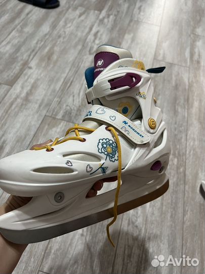 Коньки раздвижные 38-41 размер