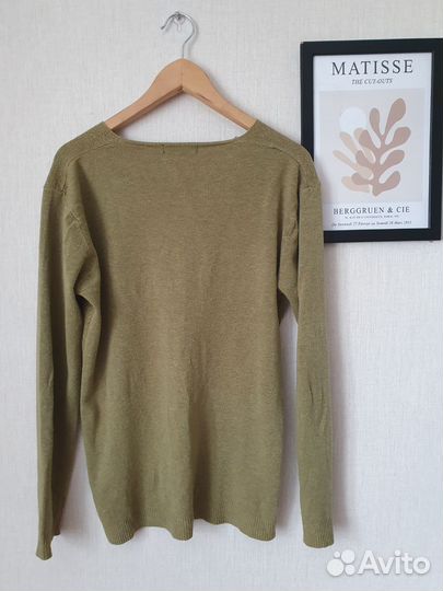 Джемпер лонгслив трикотажный 50