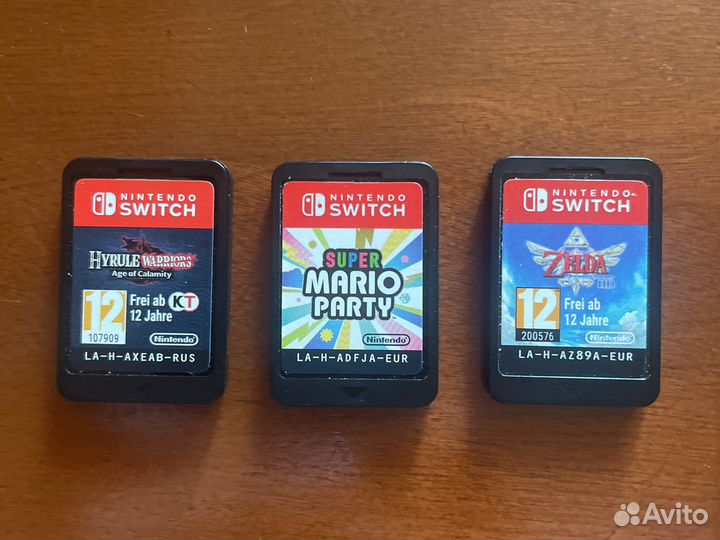 Игры для nintendo switch катриджи (Mario, Zelda)