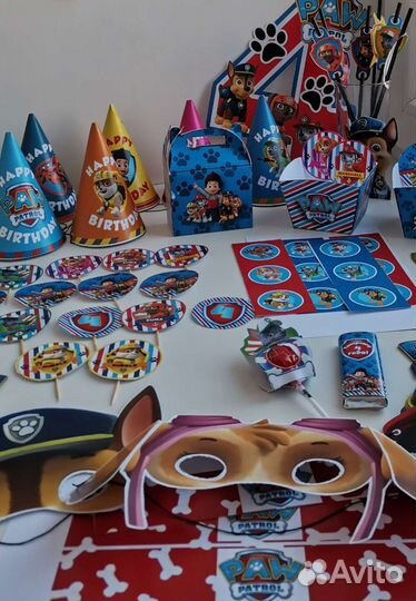 Декор на праздник щенячий патруль, холодное сердце