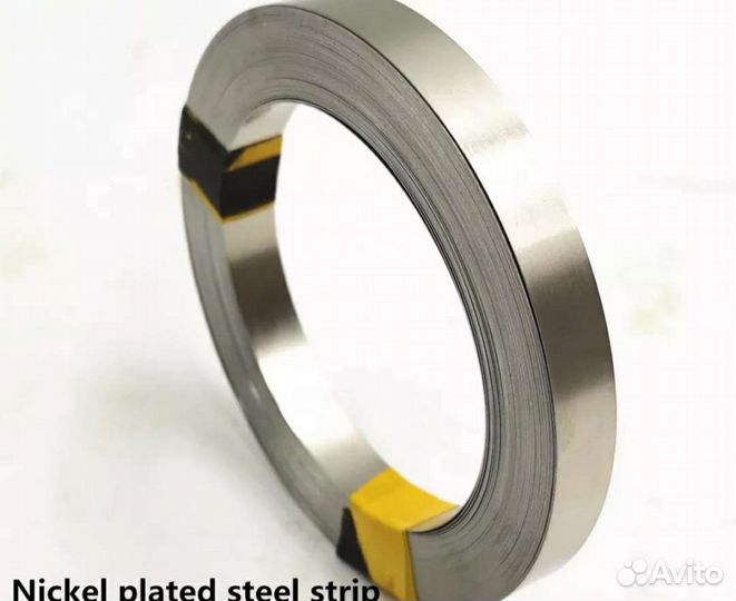 Никелевая лента 12мм 0.15мм для сборки аккумул