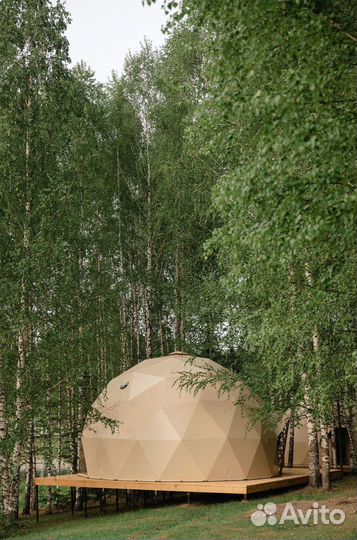 Геокупол 7м, производство глэмпинг шатров