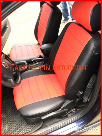 Чехлы Автопилот Volkswagen Passat B6 из экокожи