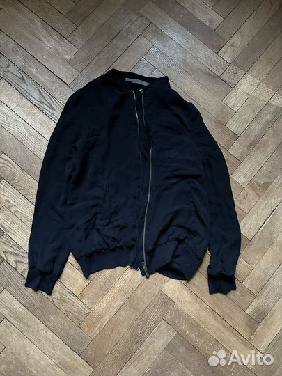 Бомбер / ветровка из шелка