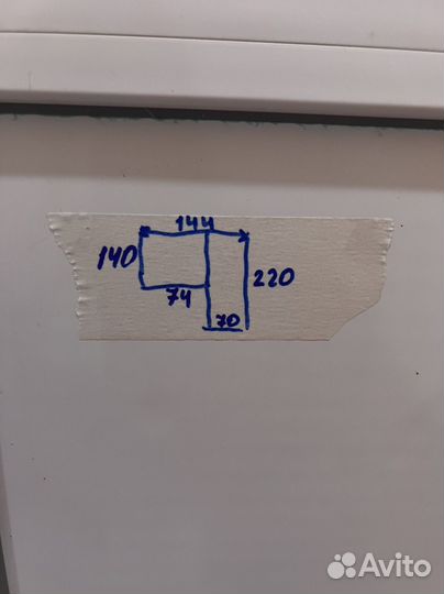 Балконный блок с дверью бу