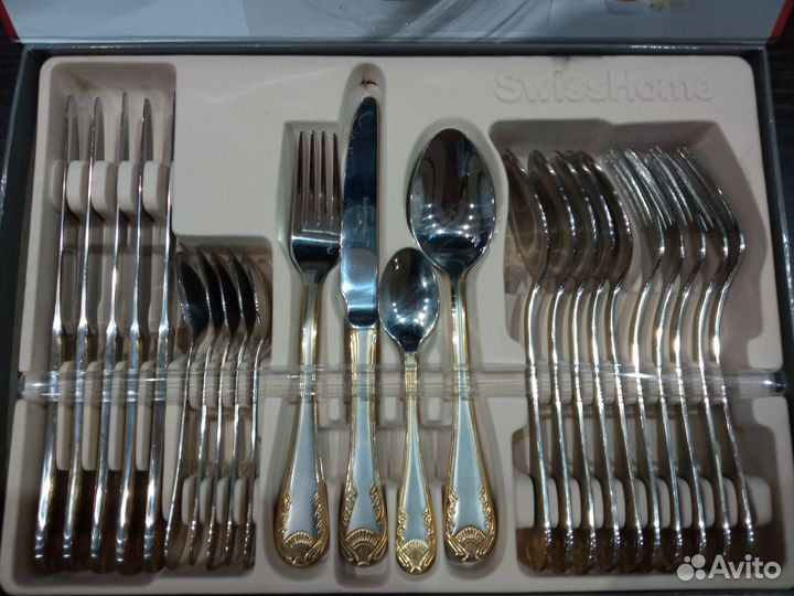 Набор столовых приборов Swiss home 24 предмета