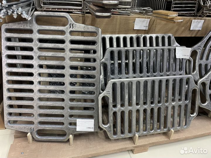 Чугунные решетки гриль