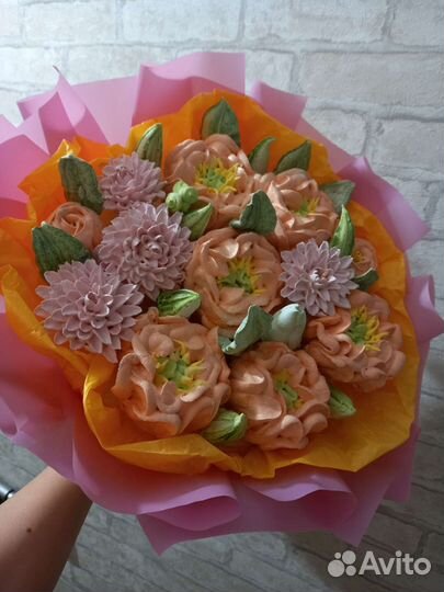 Зефирные цветы