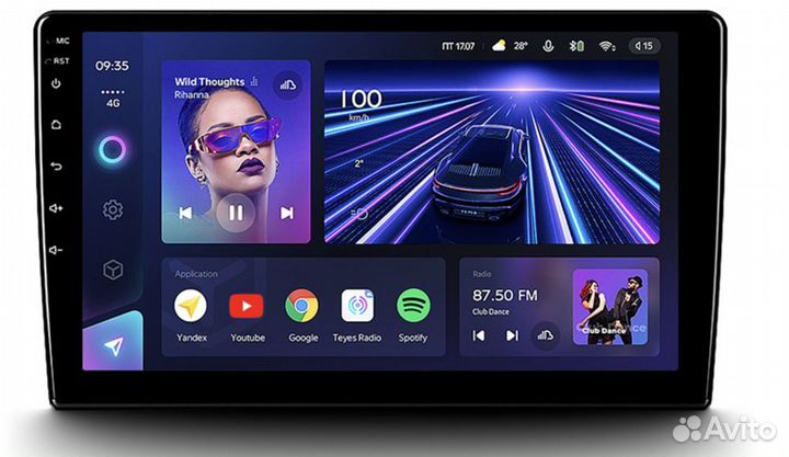 Магнитола Teyes Сс3 аналог 6/128 с 360