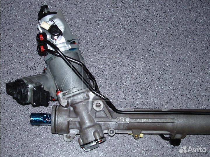 Рулевая рейка BMW E60 4 датчика AFS активная