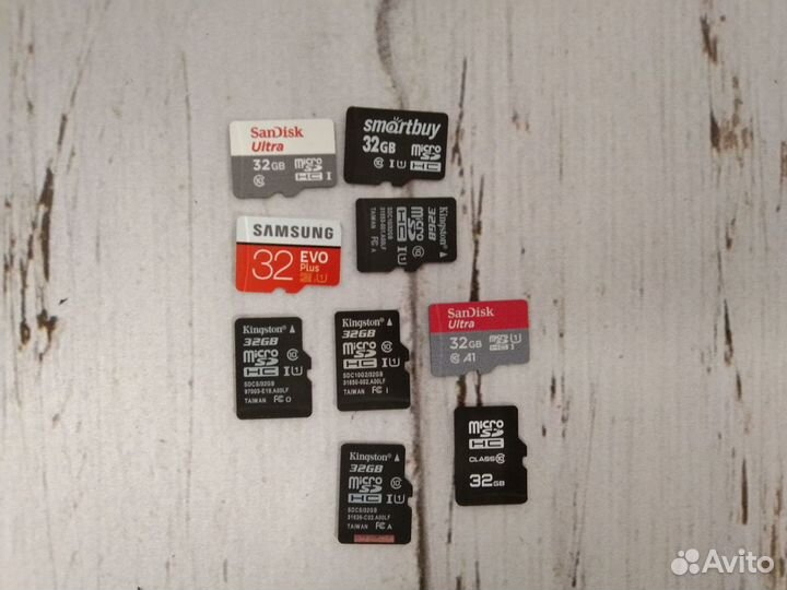 Карты памяти MicroSD 32gb (Class10)