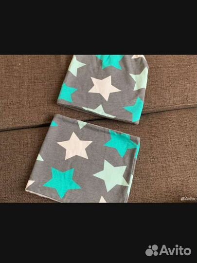 Шапка и снуд на флисе