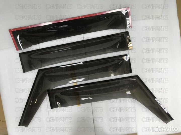 Дефлекторы ветровики широкие гелик W463 до 2017г