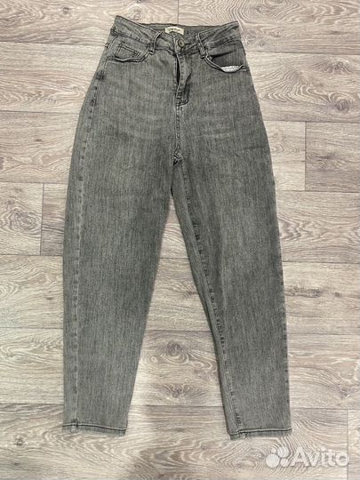 Джинсы серые 25 размер (42-44)
