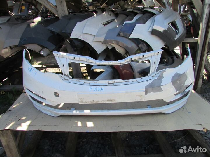 Kia Rio 4 рестайлинг бампер передний задний