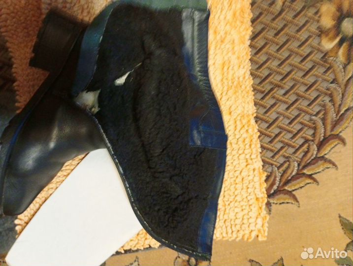 Зимние женские сапоги 38 размера, натуральная кожа