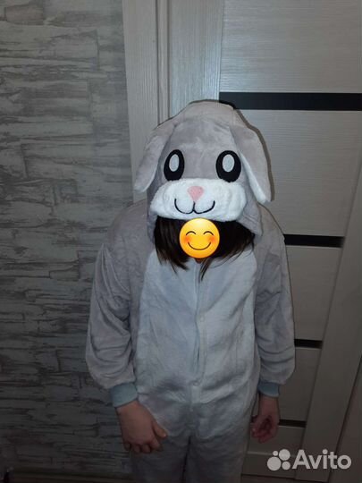 Пижама кигуруми заяц кролик карнавальный костюм
