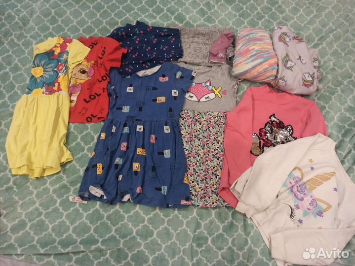 Вещи пакетом 104-110 для девочки