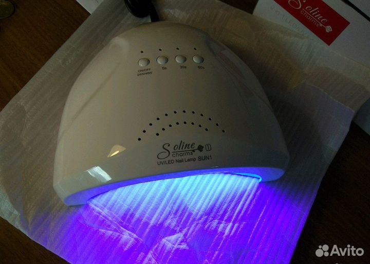 Лампа Soline Charms UV/LED-лампа SUN 1 ONE 24/48вт