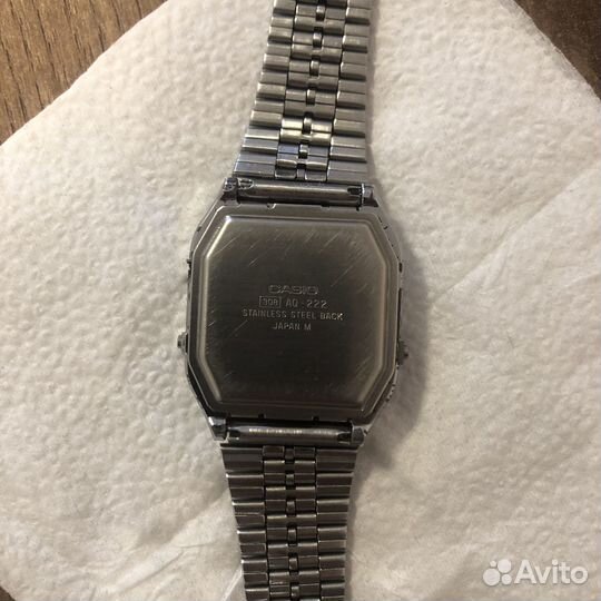 Часы Casio AQ-222 / редкие / винтаж