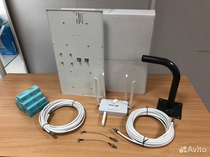 Комплект оборудования для интернета с антенной 18