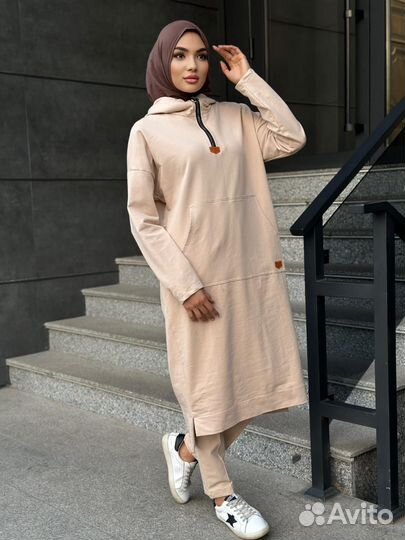 Мусульманская одежда двойка на осень зима