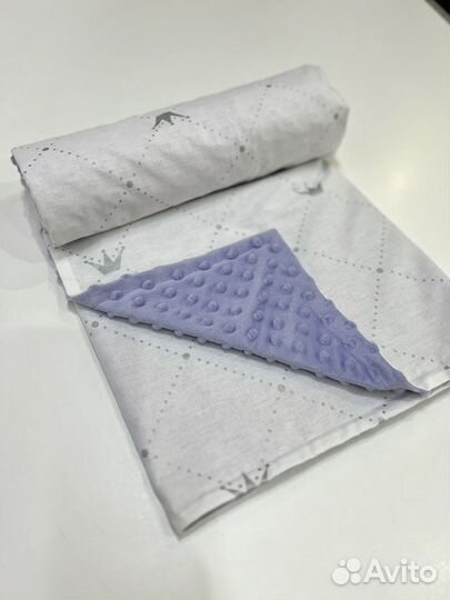 Плед детский с плюшем