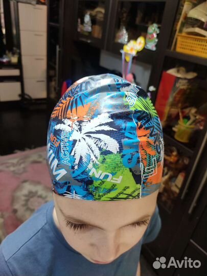 Шапочка для бассейна детская