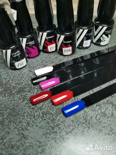 Набор гель лаков бу