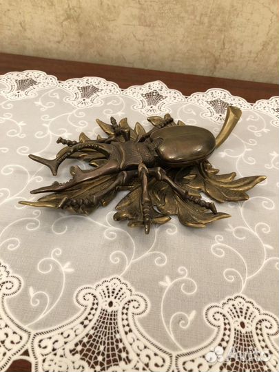 Шкатулка Жук. Бронза. Россия, конец 20 века