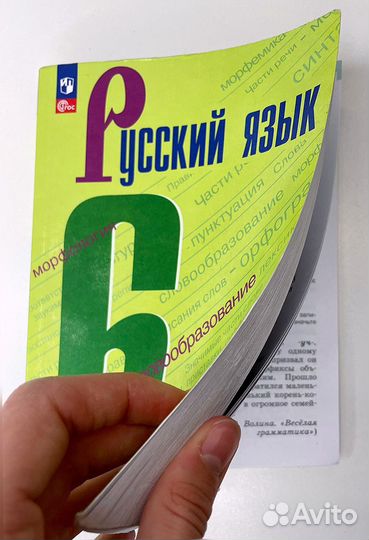 Русский язык 6 класс ладыженская 1,2 части