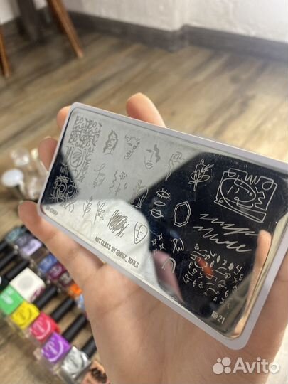 Пластины для стемпинга набор 10шт