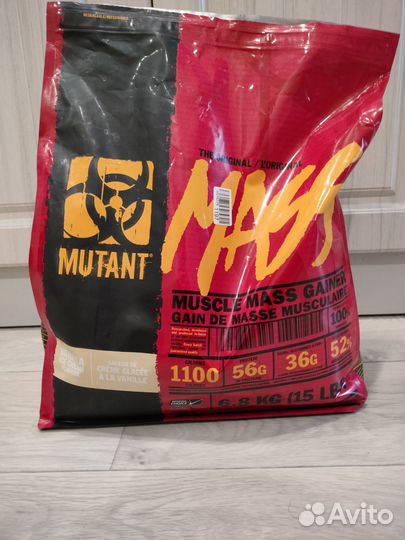 Спортивное питание, гейнер mutant mass
