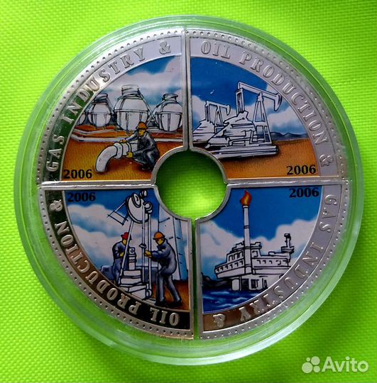 Монета-пазл. Серебро 999 